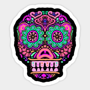 Sugar Skull Scary Sticker